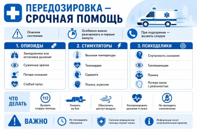 Помощь при передозировке в Первомайском