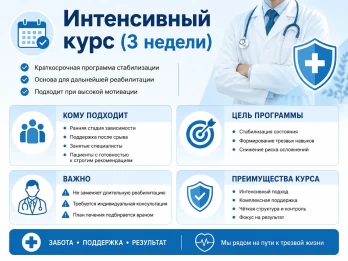 Реабилитация за 21 день в Первомайском